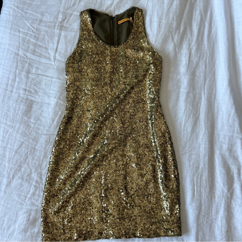 Alice and Olivia Sequin Dress